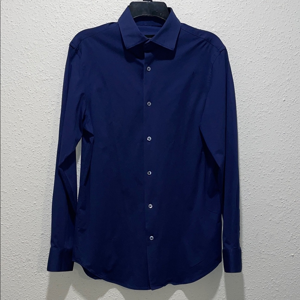Bugatchi Deep Blue Dress Shirt